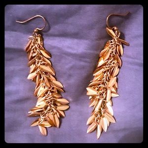 Gold earrings